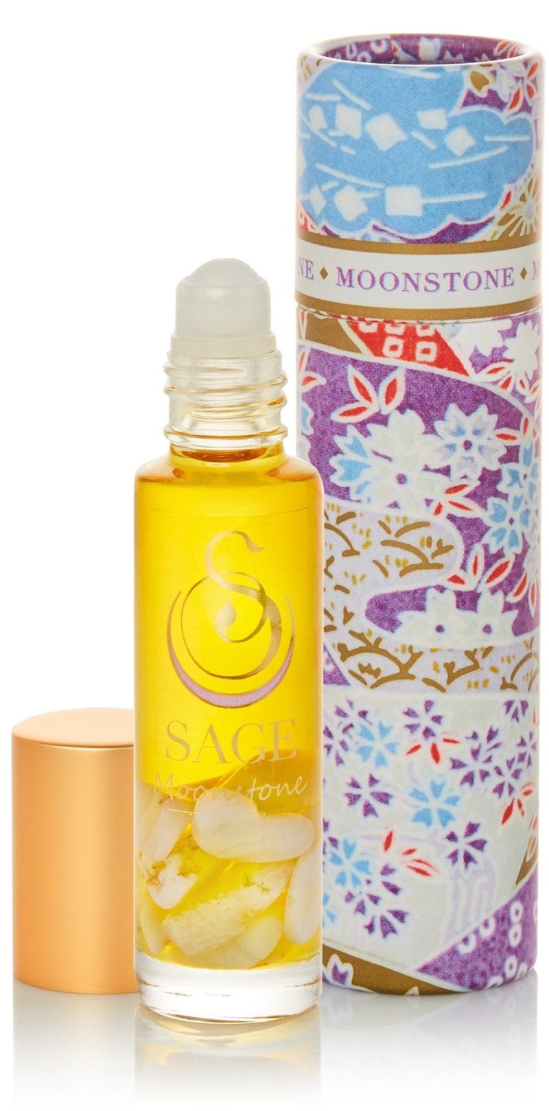 moonstone 14 oz gemstone perfume oil roll on by sage 973798