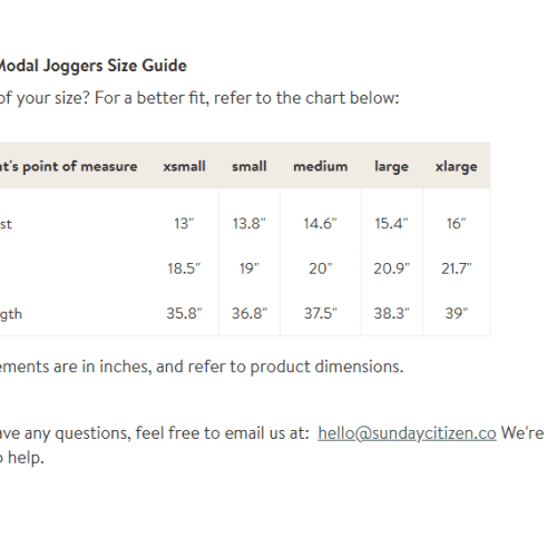 nakedmodalsizeguide