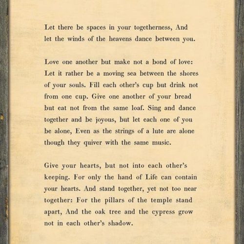 Sugarboo Designs On Marriage - Poetry Collection (Grey Wood Frame)