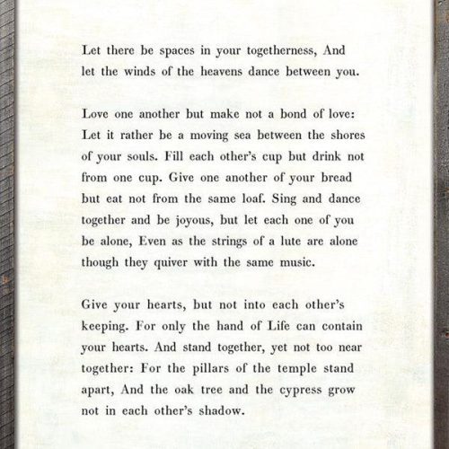 Sugarboo Designs On Marriage - Poetry Collection (Grey Wood Frame)