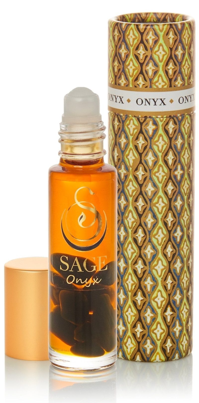 onyx 14oz gemstone perfume oil roll on by sage 369081