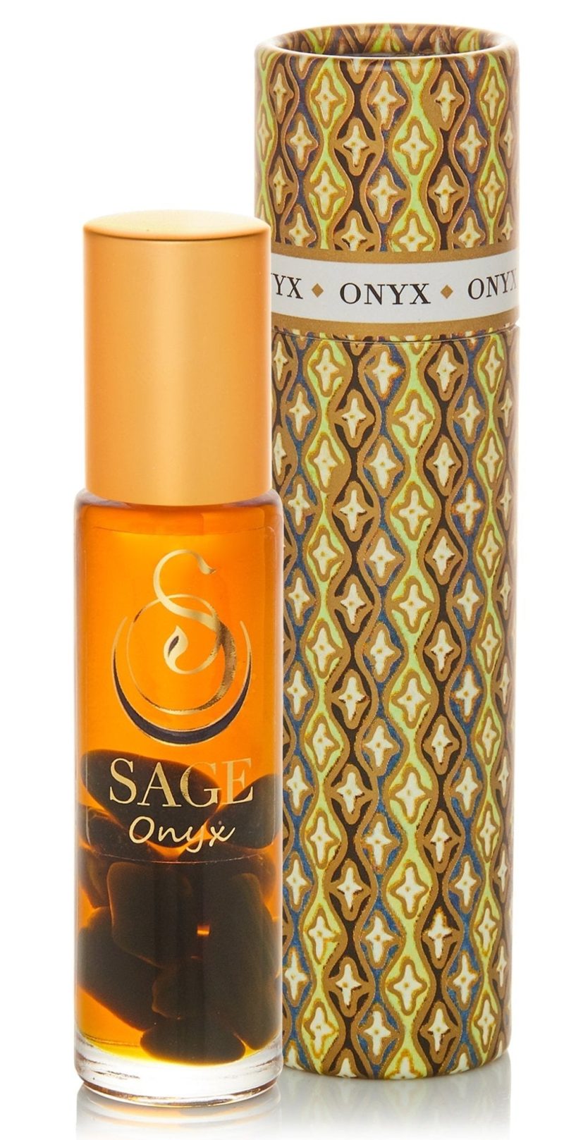 onyx 14oz gemstone perfume oil roll on by sage 625620