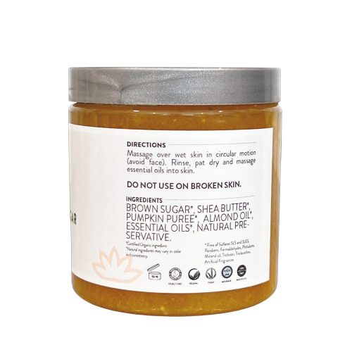 organic pumpkin shea sugar body scrub 153876