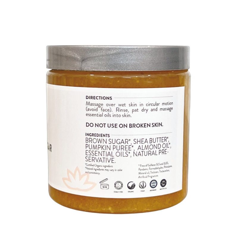 organic pumpkin shea sugar body scrub 153876