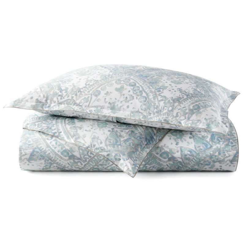 Peacock Alley Seville Percale Duvet Cover - Lavender Fields