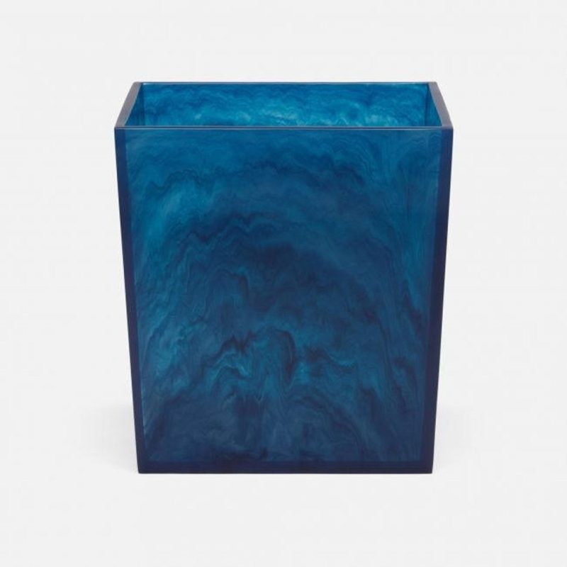 pigeon and poodle abiko cobalt resin rectangular wastebasket 89157