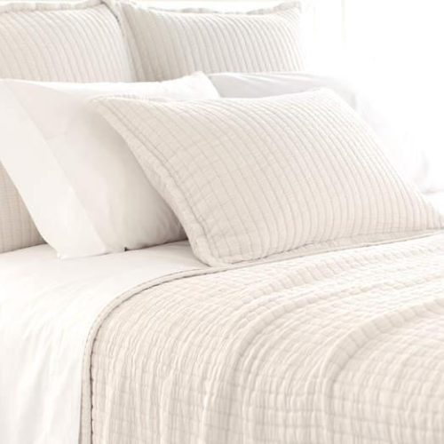 Pine Cone Hill Boyfriend Ivory Matelasse Coverlet