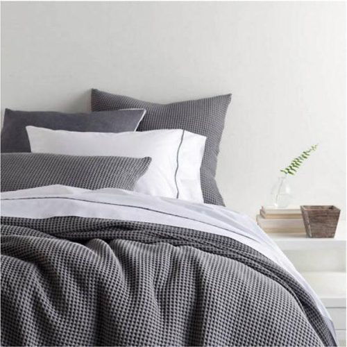 Pine Cone Hill Bubble Grey Matelasse Coverlet