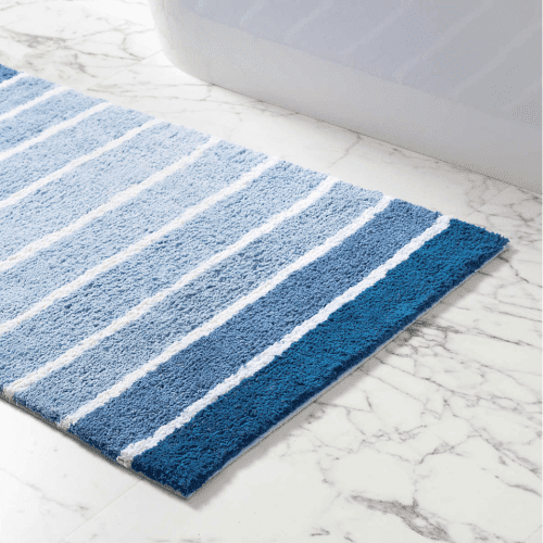 Pine Cone Hill Cascade Blue Bath Rug - Lavender & Company