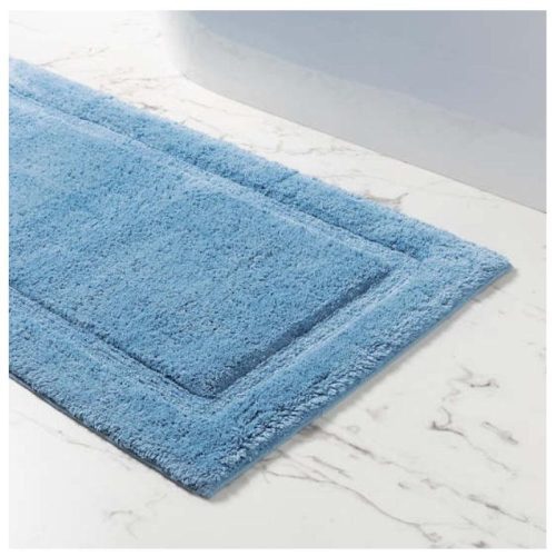 Pine Cone Hill Classic French Blue Bath Rug - Lavender Fields