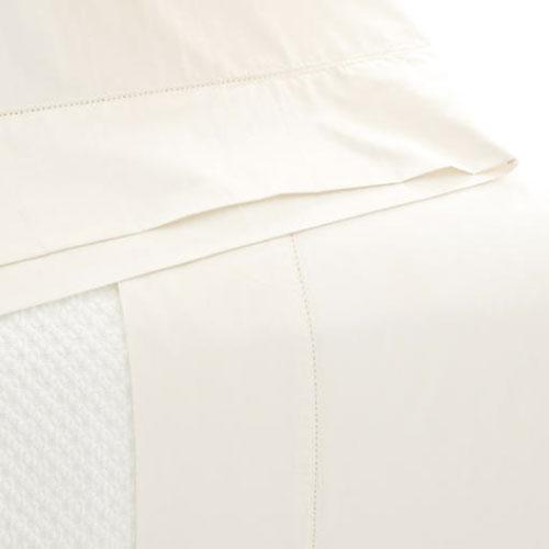 Pine Cone Hill Classic Hemstitch Ivory Pillowcases