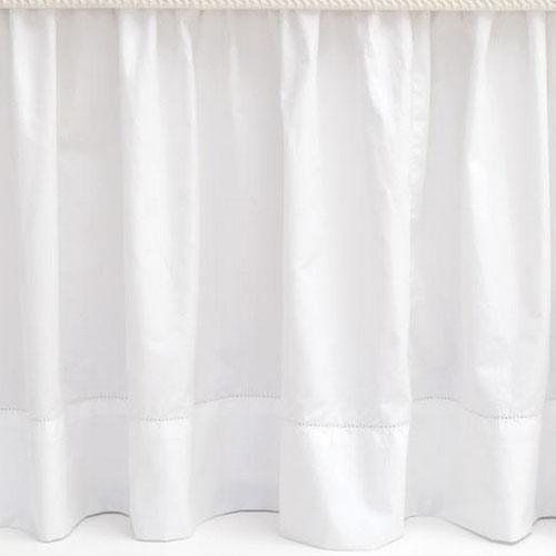 Pine Cone Hill Classic Hemstitch White Bed Skirt