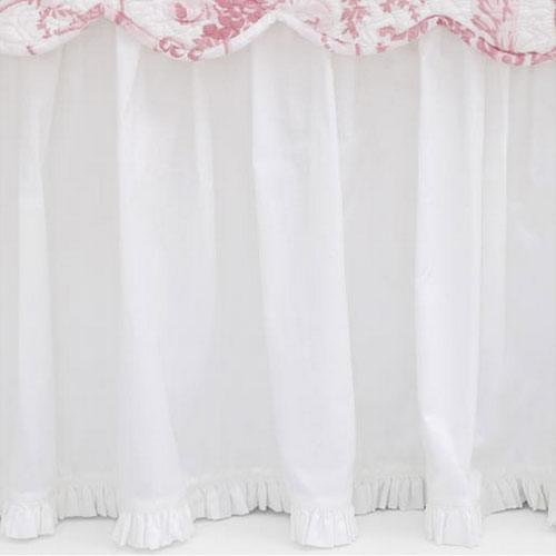 Pine Cone Hill Classic Ruffle White Bed Skirt