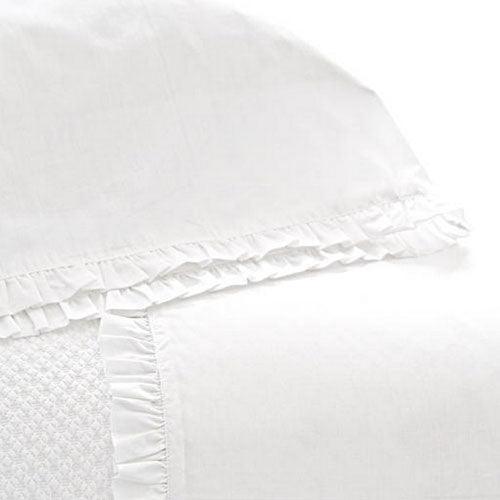 Pine Cone Hill Classic Ruffle White Sheet Set