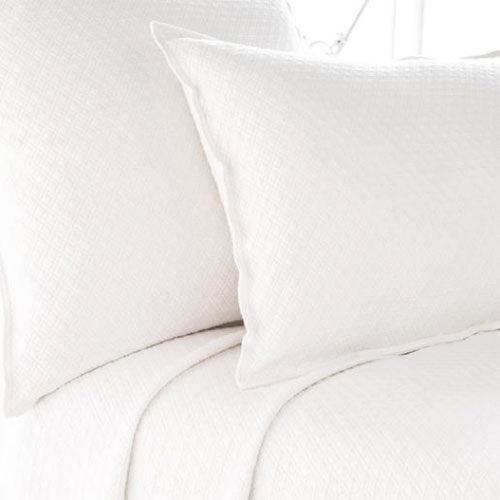 Pine Cone Hill Diamond White Matelasse Sham