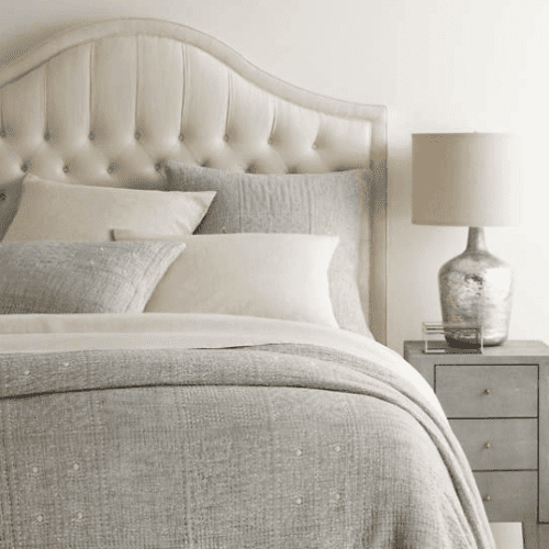 Pine Cone Hill Elsa Grey Matelasse Coverlet - Lavender Fields