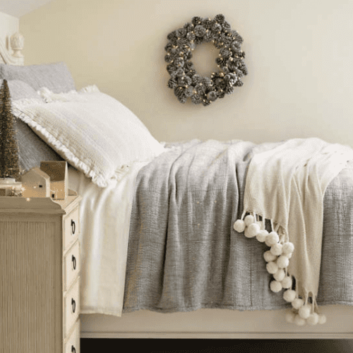 pine cone hill elsa grey sham 3