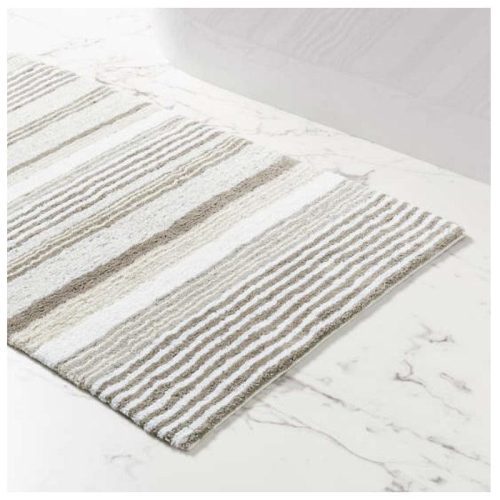 Pine Cone Hill Gradation Stripe Bath Rug - Lavender Fields