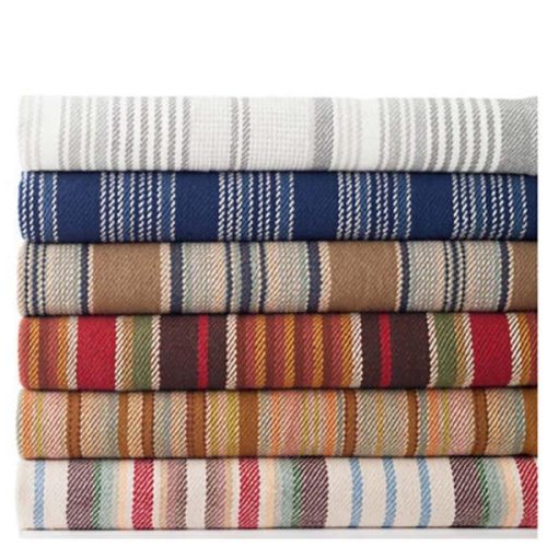 pine cone hill gradation ticking blanket 4