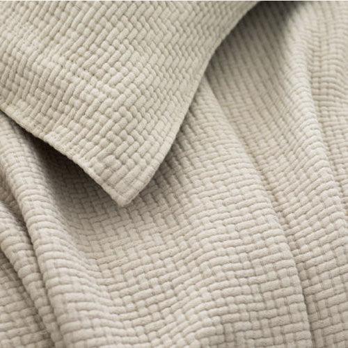 Pine Cone Hill Interlaken Sand Matelasse Coverlet