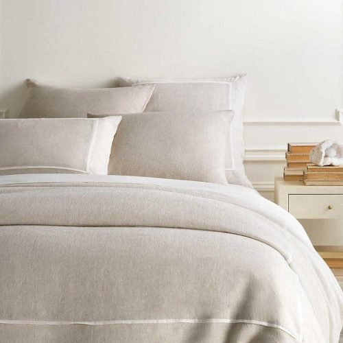 pine cone hill keaton linen natural duvet cover 1