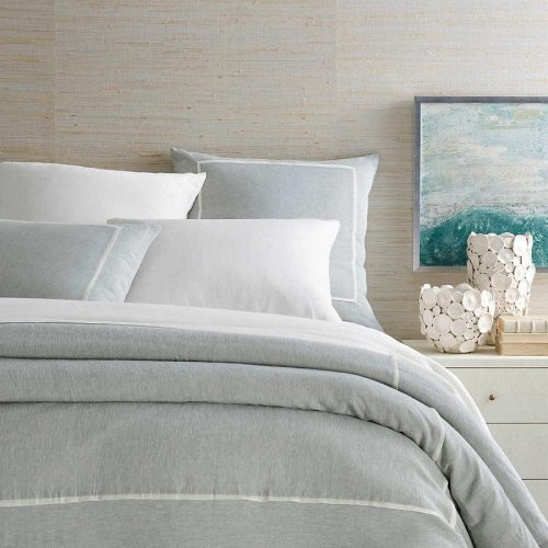 pine cone hill keaton linen sky duvet cover 1