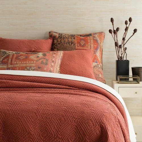 pine cone hill kerala spice matelasse coverlet 1