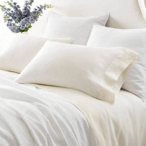 pine cone hill lush linen ivory pillowcases 3