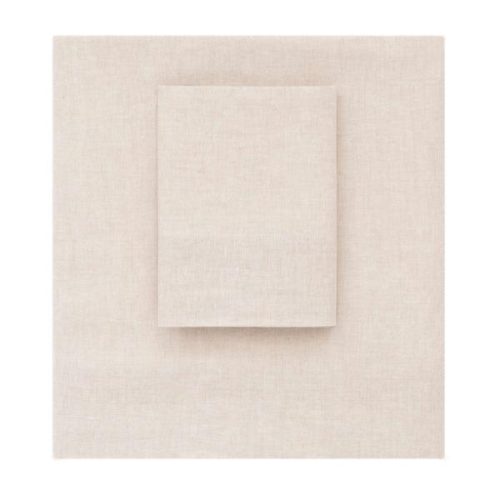 pine cone hill lush linen natural sheet set 2