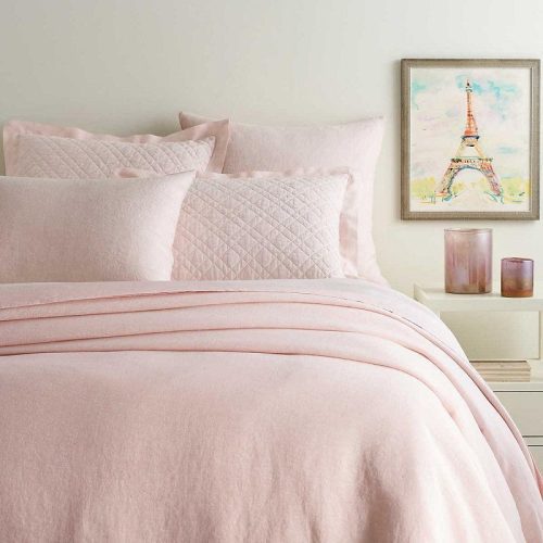 pine cone hill lush linen slipper pink duvet cover 1