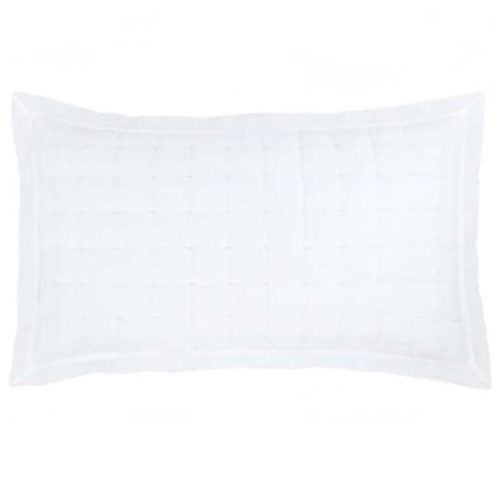 pine cone hill lush linen white puff sham 3