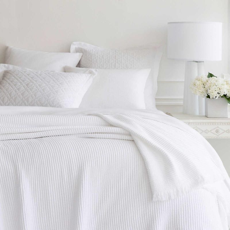 pine cone hill lush linen white sham 2