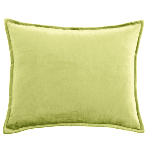 Pine Cone Hill Panne Velvet Chartreuse Decorative Pillow - Lavender & Company