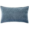 Pine Cone Hill Parisienne Velvet Slate Quilted Sham - Lavender & Company