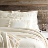 Pine Cone Hill Petite Trellis Ivory Matelasse Coverlet