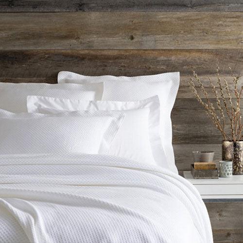 Pine Cone Hill Petite Trellis White Matelasse Coverlet