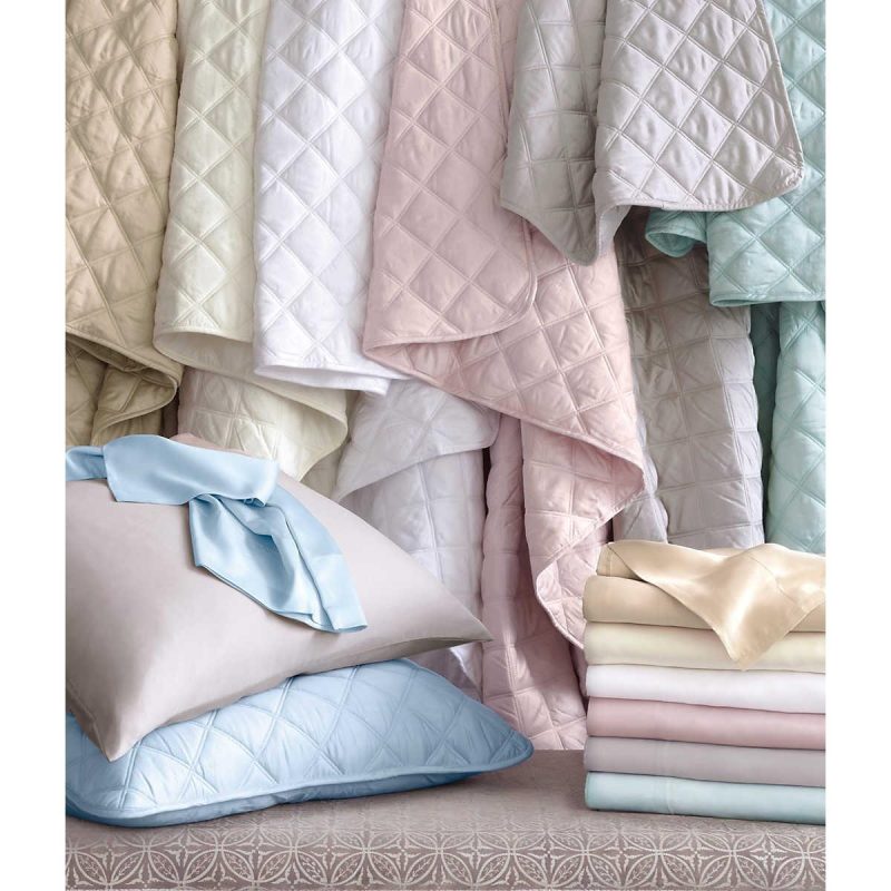 pine cone hill quilted silken solid grey coverlet 4