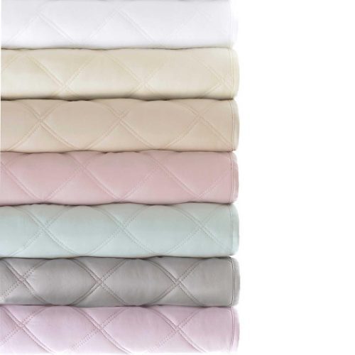 pine cone hill quilted silken solid ivory sham 4