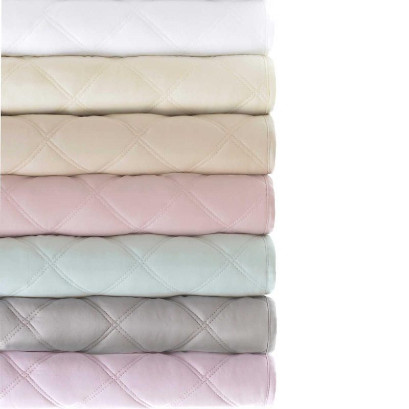 pine cone hill silken solid ivory sham 2