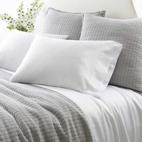 Pine Cone Hill Silken Solid White Sheet Set