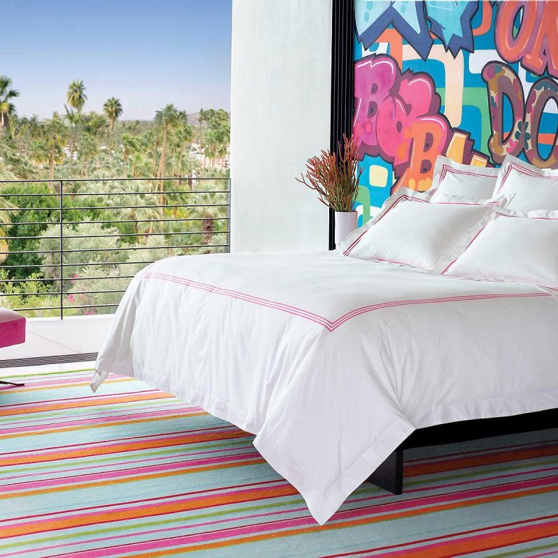 pine cone hill trio fuchsia duvet cover 5