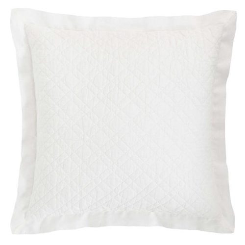 pine cone hill washed linen ivory quilted sham 2