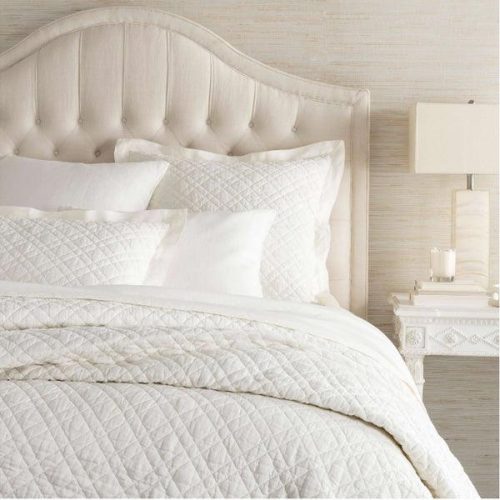 pine cone hill washed linen ivory quilted sham 3