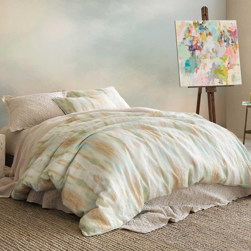 pine cone hill washed linen natural quilt 3