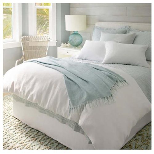 pine cone hill washed linen sky quilt 2