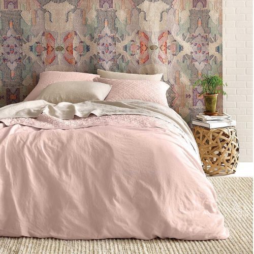 pine cone hill washed linen slipper pink quilt 4