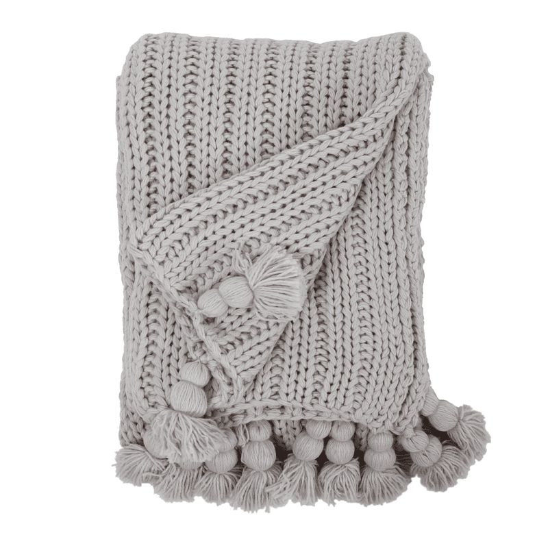 pom pom at home anacapa light grey oversized throw 1