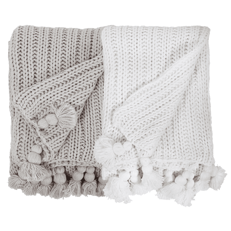 pom pom at home anacapa light grey oversized throw 2