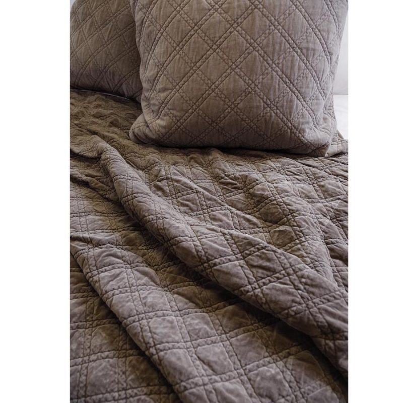 pom pom at home brussels pewter coverlet 3