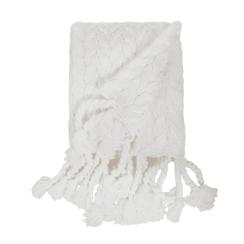 pom pom at home capistrano throw in winter white 2